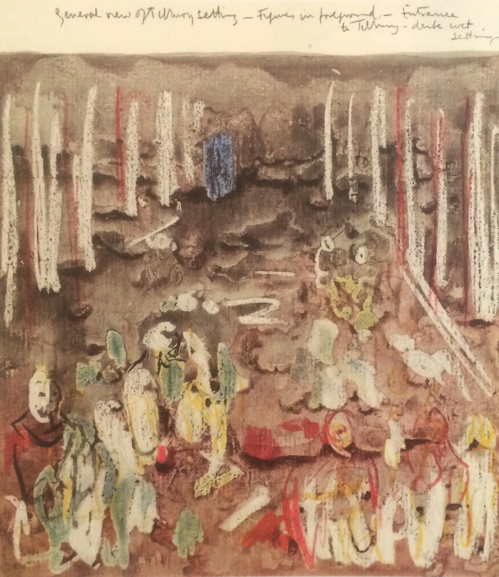 Christmas Auction 2021, LOT 145: Henry Moore - Untitled XXV (Shelter Sketchbook) , 1967