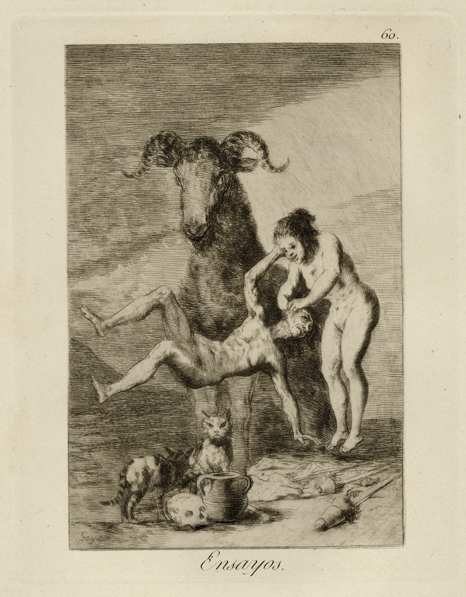 Francisco de Goya, 60. Ensayos, 1799