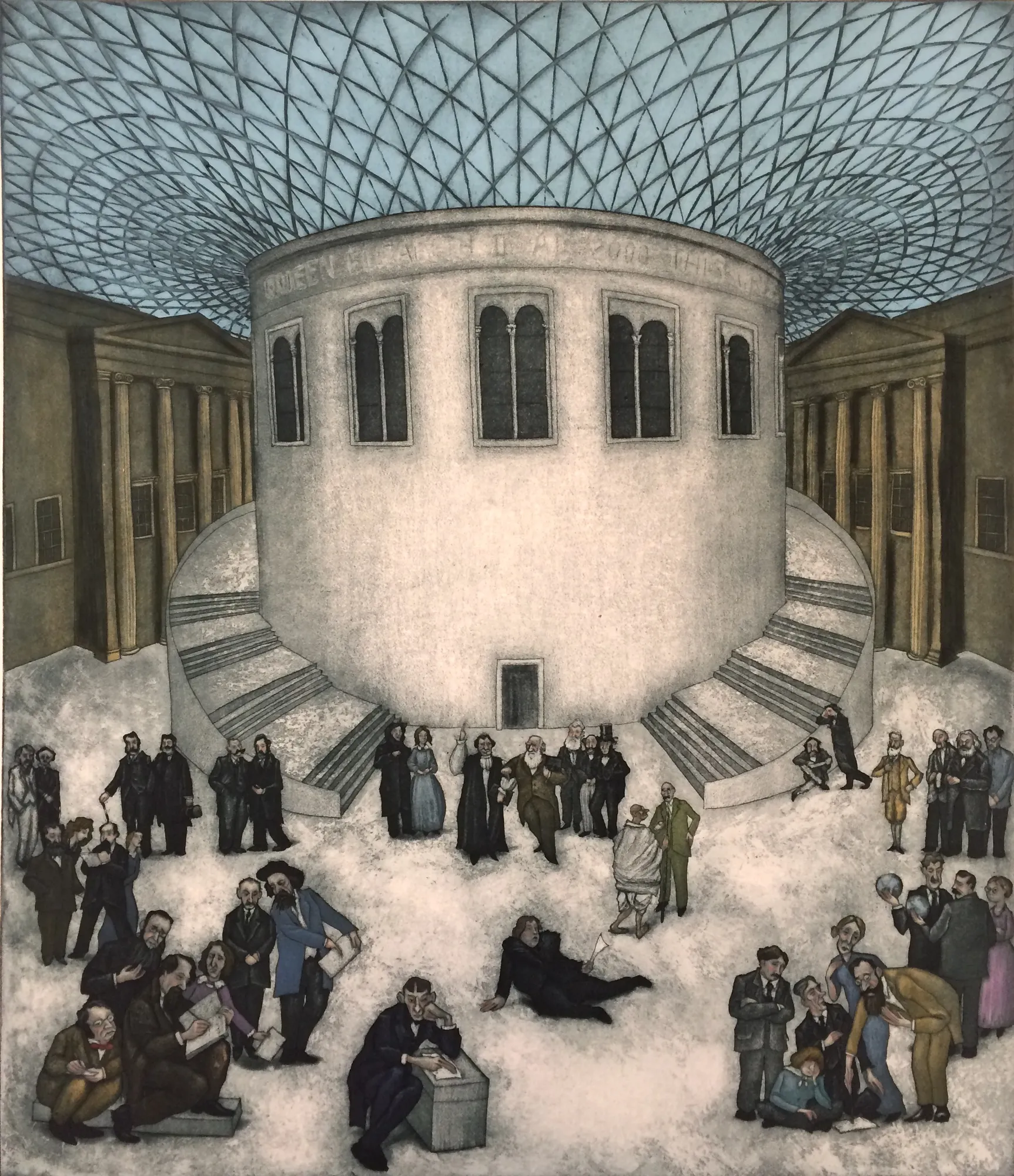 Mychael Barratt, Life Imitating Art - The Reading Room, 2016