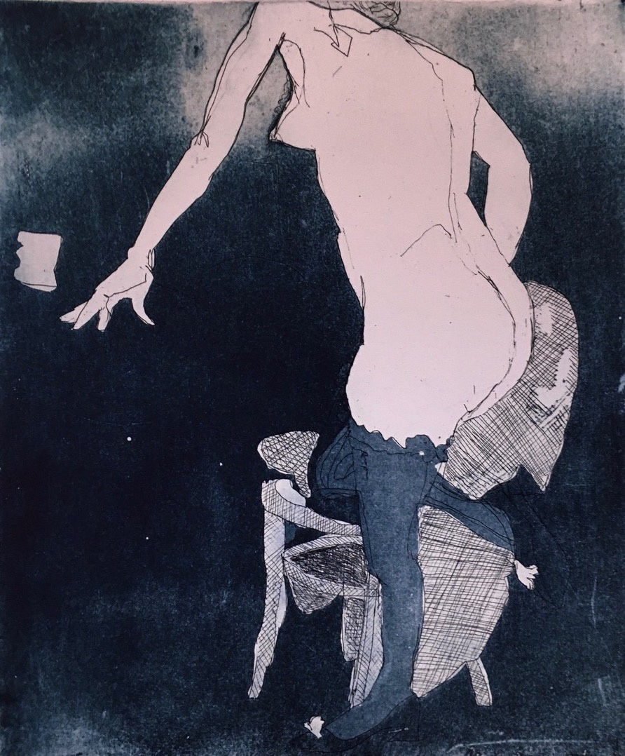 Amanda Danicic, Suzette in Tufted Shoes, 2020