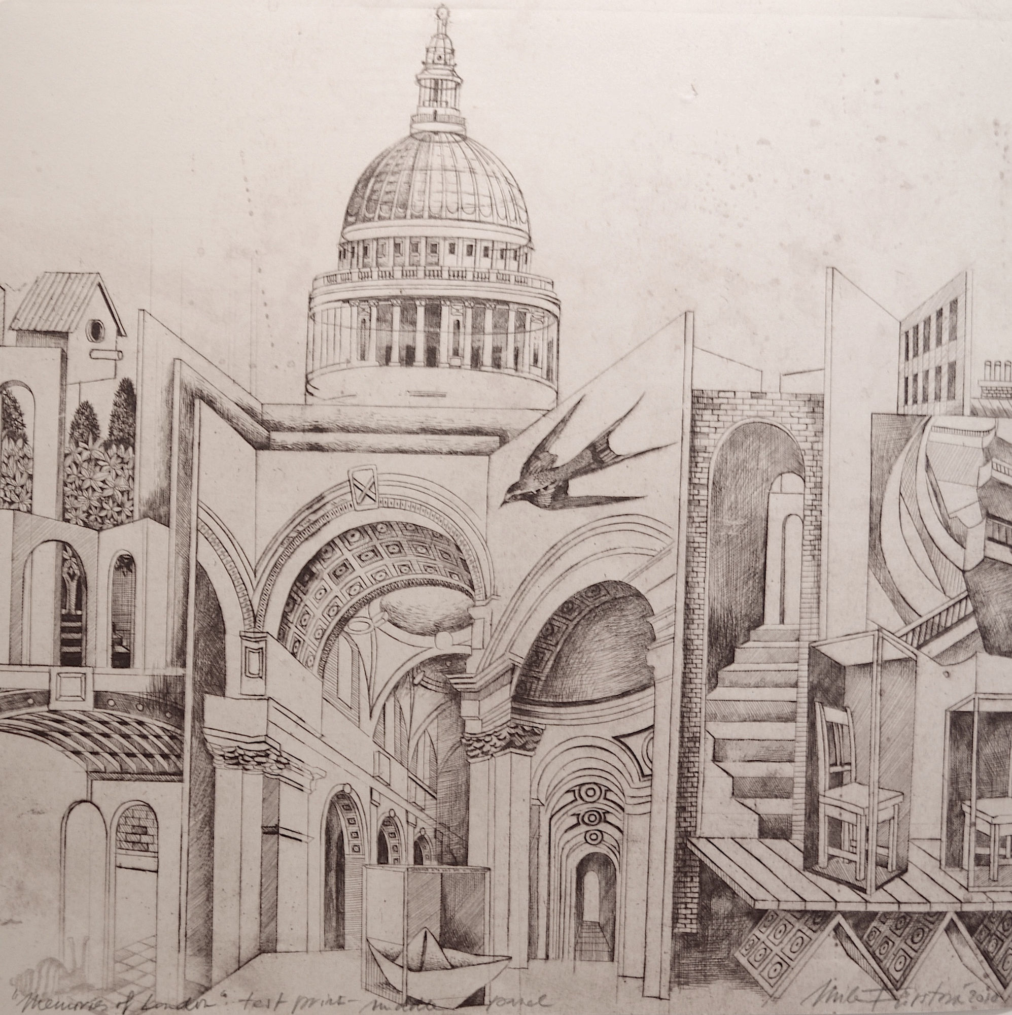 Christmas Secret Bid Auction , LOT XX: Míla Fürstová - Memories of London, 2010