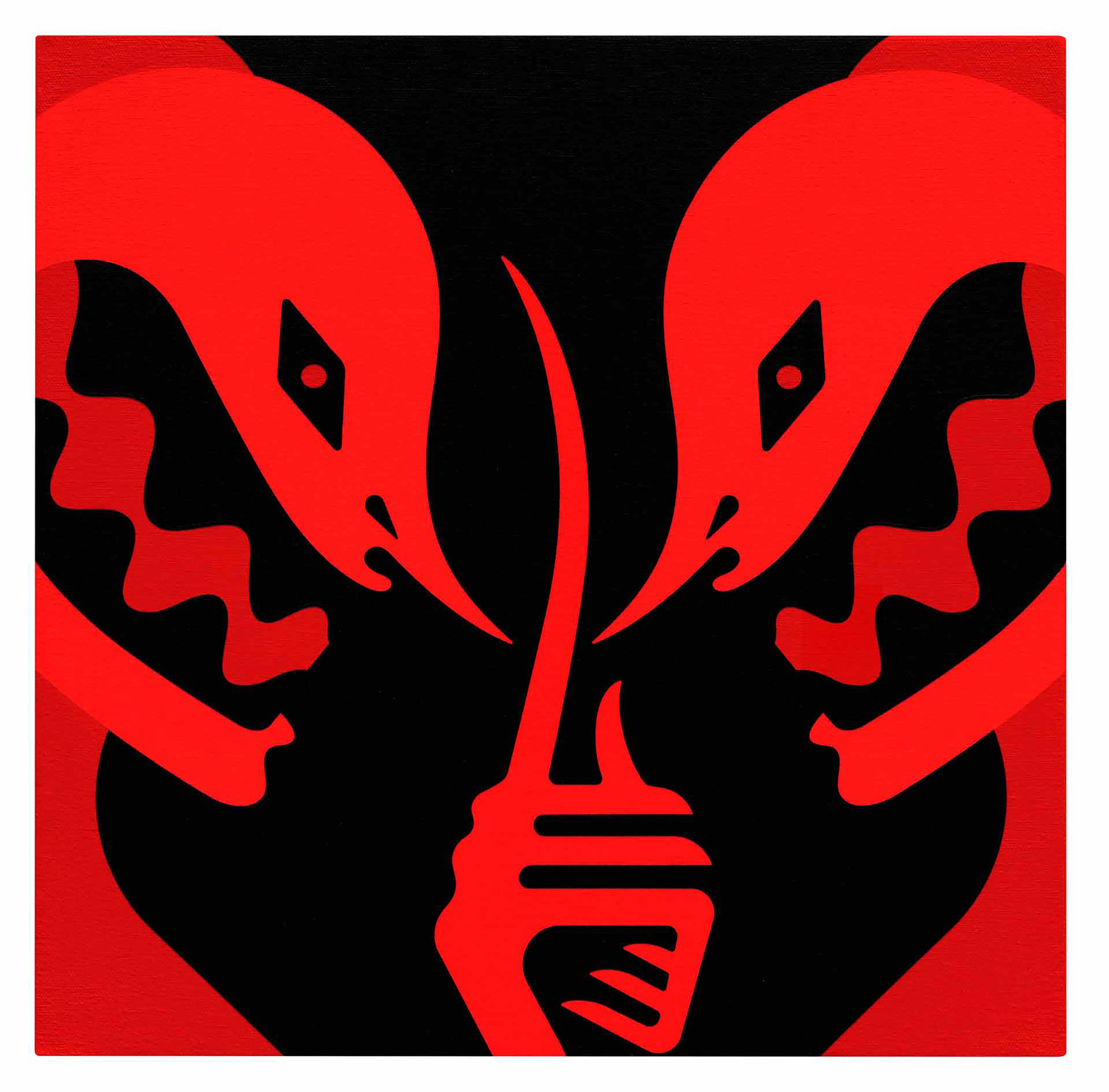 Cleon Peterson, Shhh, Keep it Like a Secret, 2022