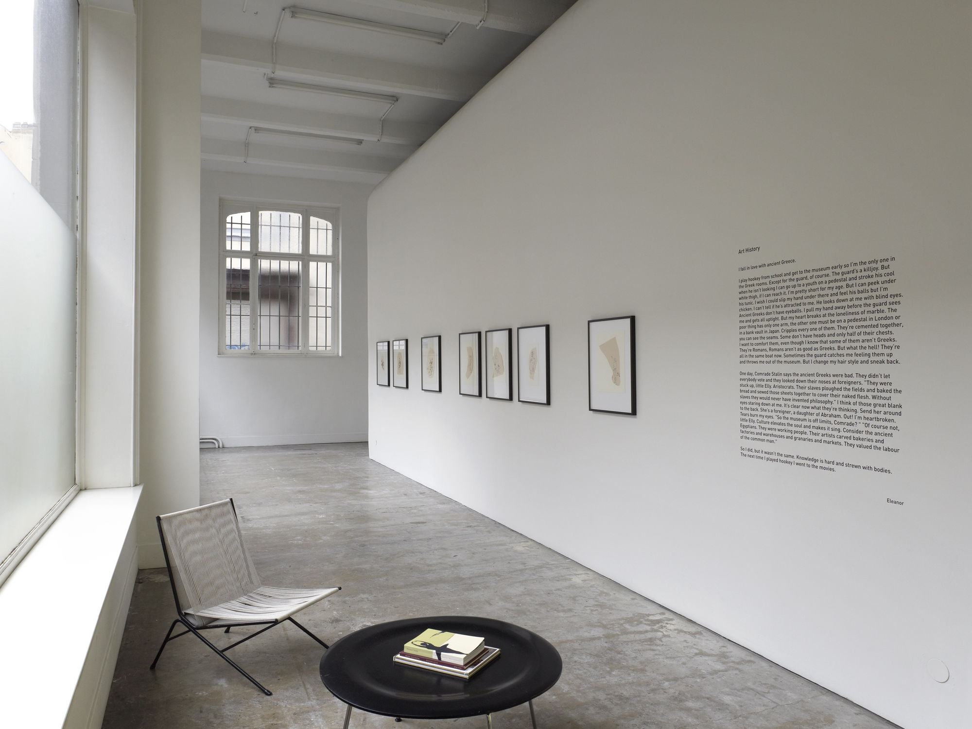 Eleanor Antin, Classical Frieze, exhibition view at Erna Hecey Brussels, 22 November 2009 - 31 January 2010, ©photo Philippe de Gobert