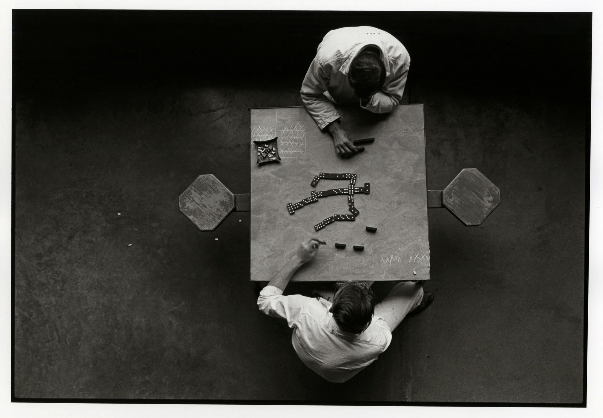 Danny Lyon - The Domino Players, Walls Unit, Texas Department Of Corrections, 1968