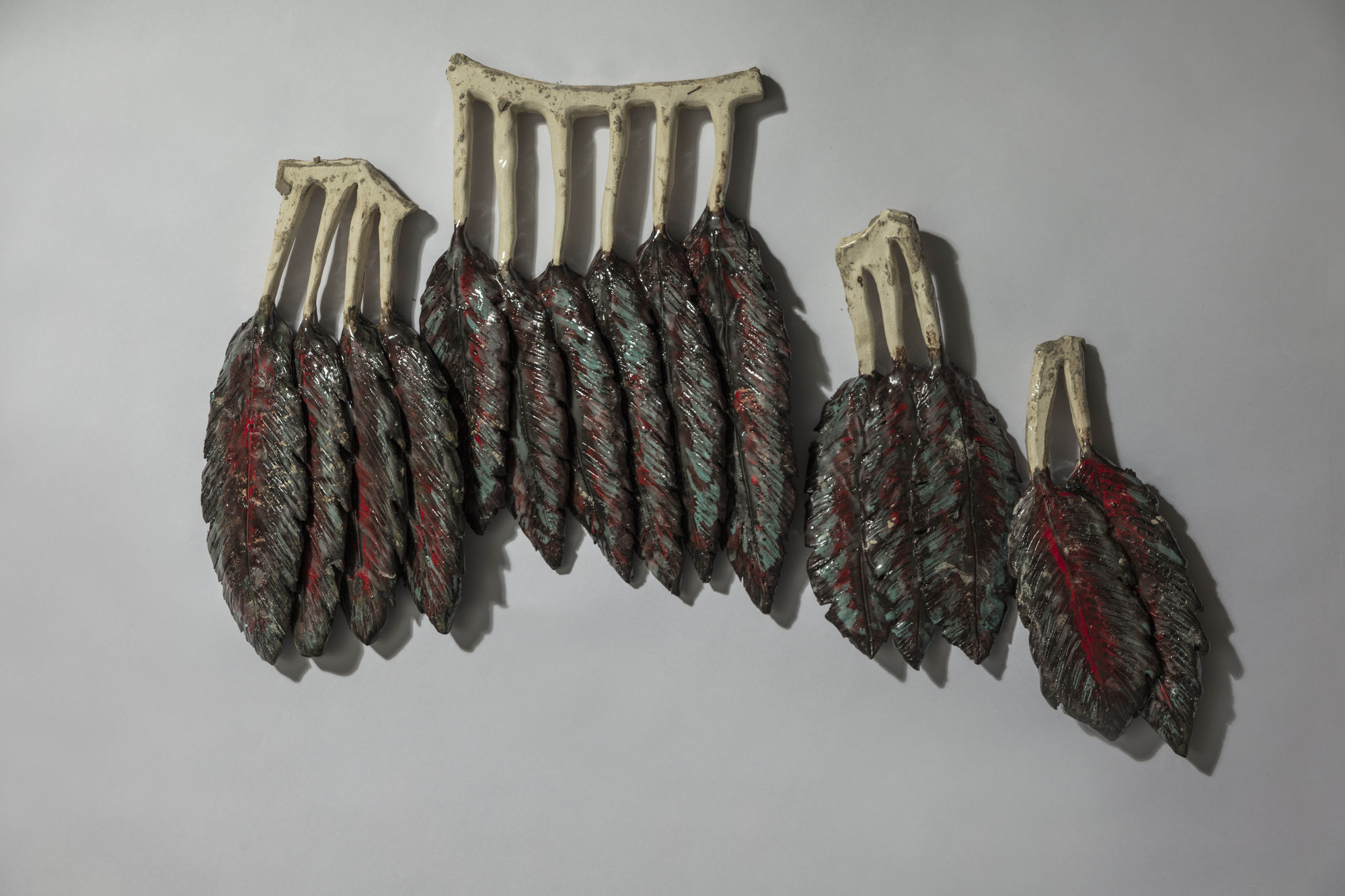 Shereen Shalhoub Trapped, 2019 Ceramic 40 x 62 cm 15 3/4 x 24 1/2 in