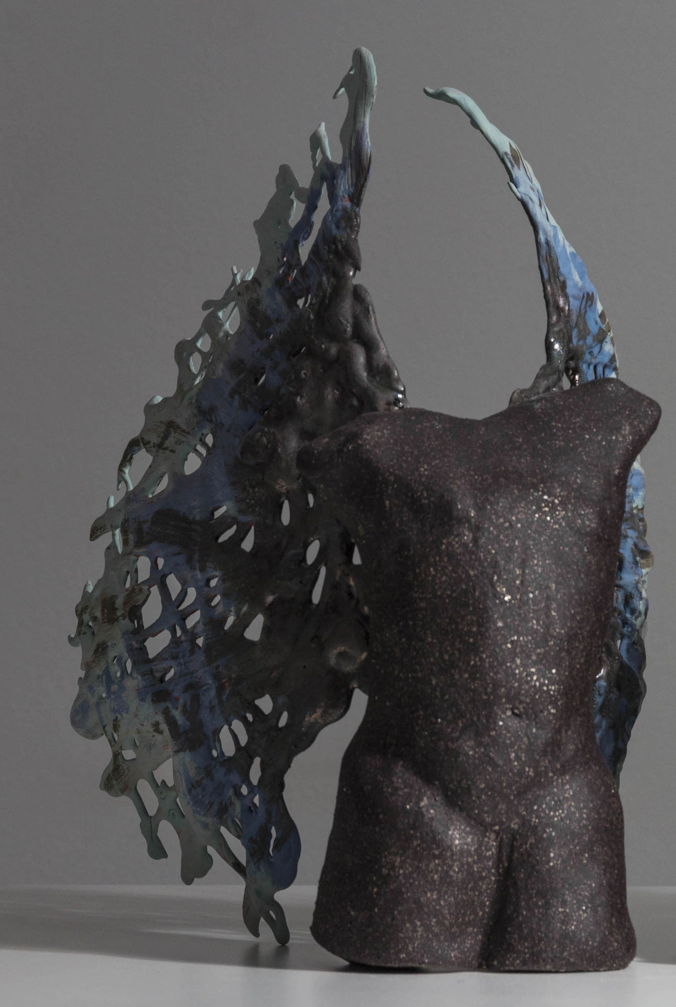 Shereen Shalhoub Flawless II, 2019 Ceramic and silicon 28 x 16 x 20 cm 11 x 6 1/4 x 7 3/4 in