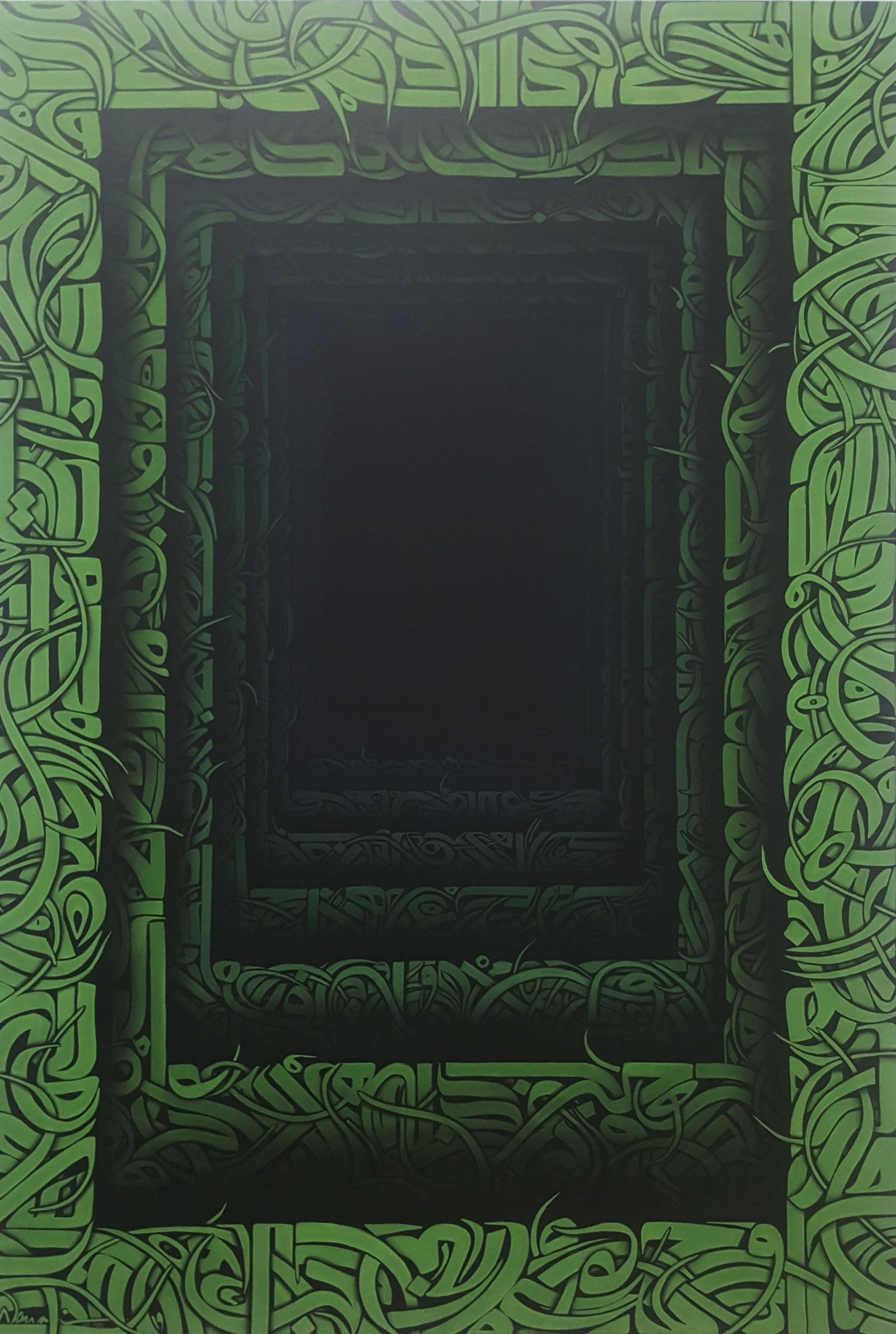 Sasan Nasernia The Otherside IV, 2019 Acrylic on canvas 150 x 100 cm 59 x 39 1/4 in