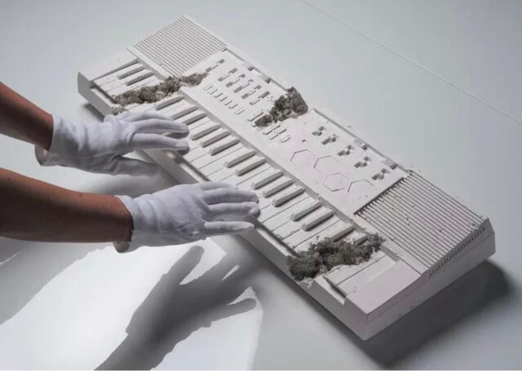 Image of a keyboard from Daniel Arsham