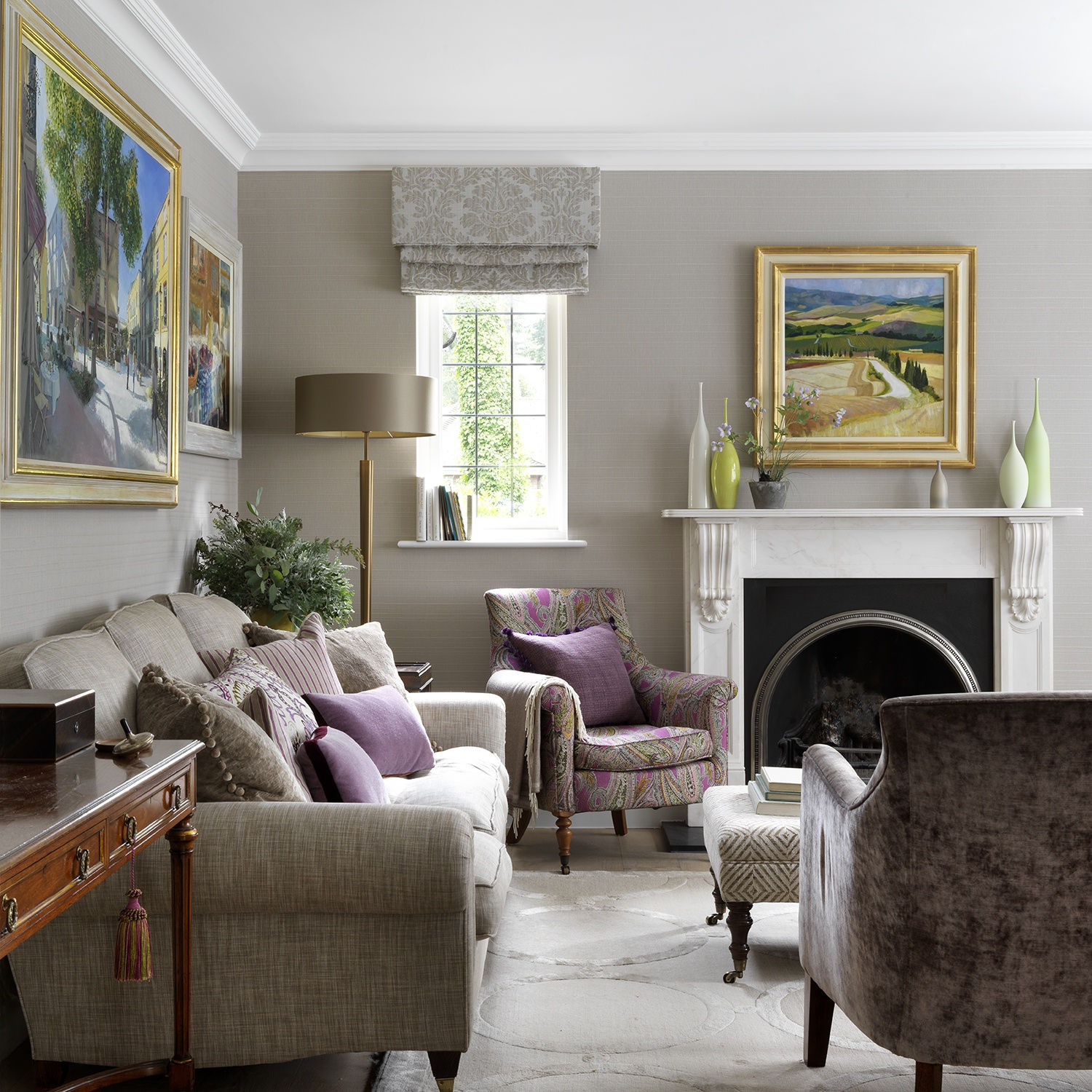 Jack Morrocco Painting in Interior Scheme