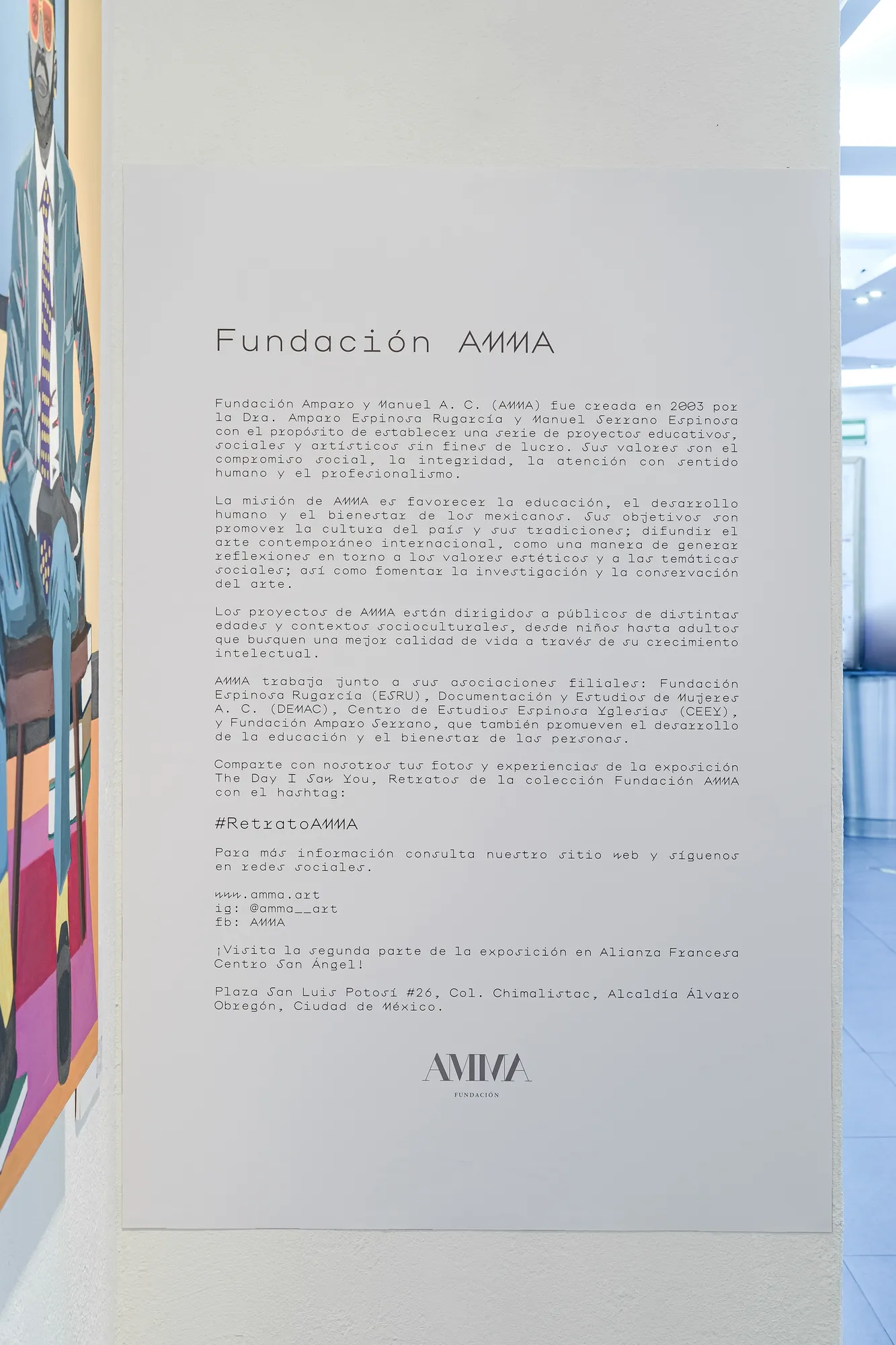 The Day I Saw You: Retratos de la Colección Fundación AMMA (2022)