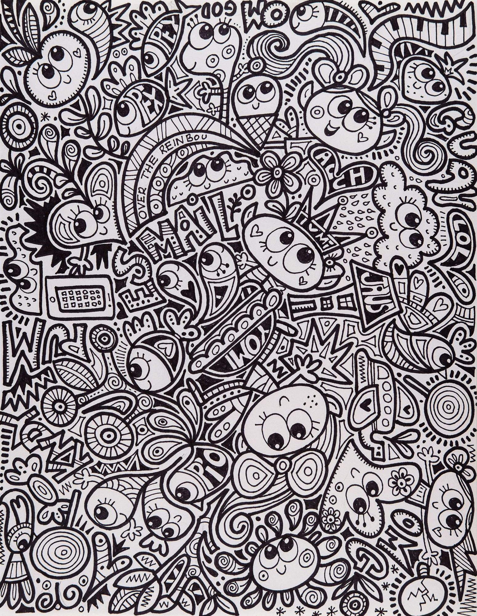 Ampar&iacute;n Serrano Espinosa Textura, ca. 2012 Fotograf&iacute;a digital de obra en tinta negra sobre papel