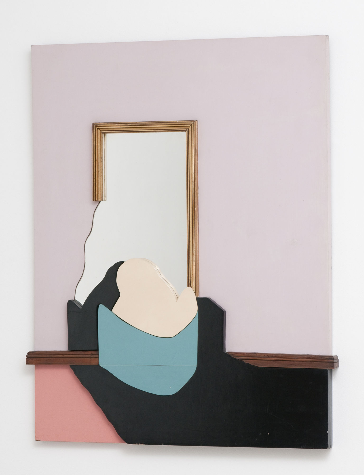 Cildo Meireles A Penteadeira, 1967 madeira pintada, espelho [painted wood, mirror] 122 x 95 x 6 cm Ph: Edouard Fraipont