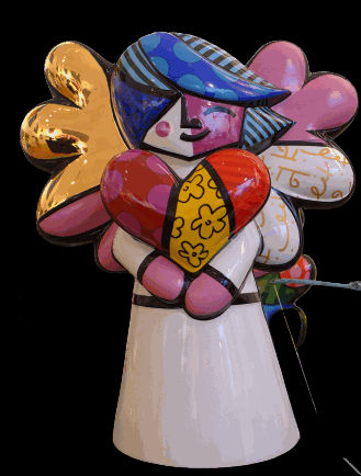Romero Britto, ANGEL , 2020