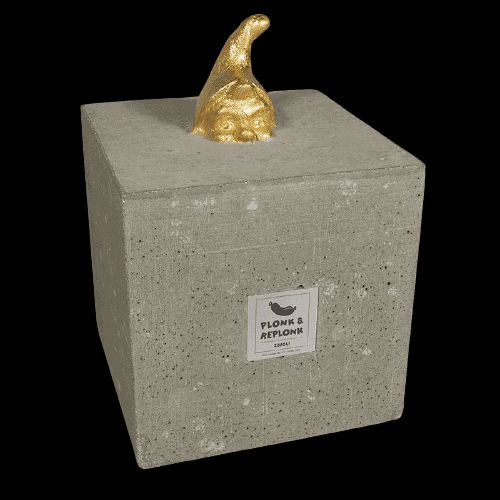 Plonk & Replonk Nains coulés dans le béton art contemporain suisse