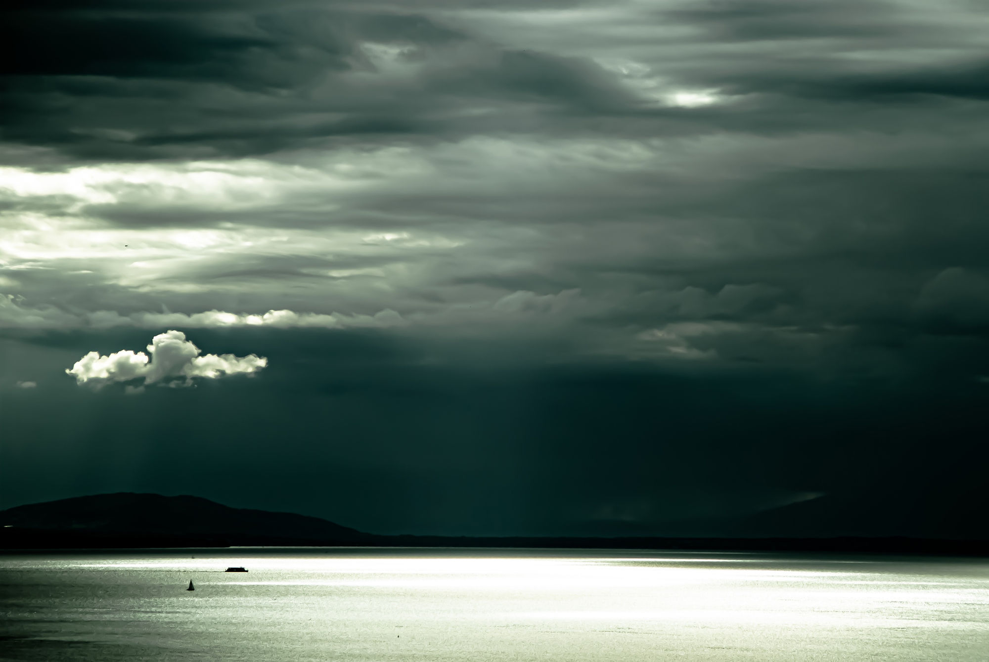 Photographie sur le Lac Léman, photographie de Paul Lavanchy architecte suisse-chilien