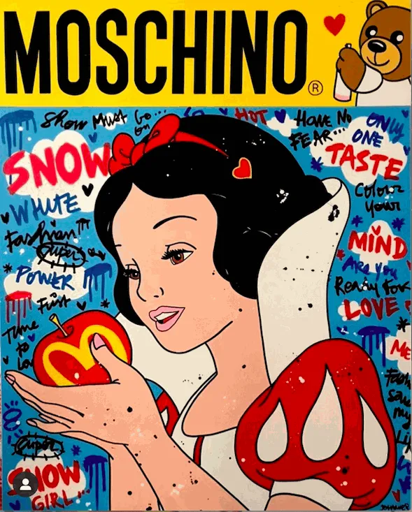 Johanne 8 , MOSCHINO SNOW WHITE, 2018