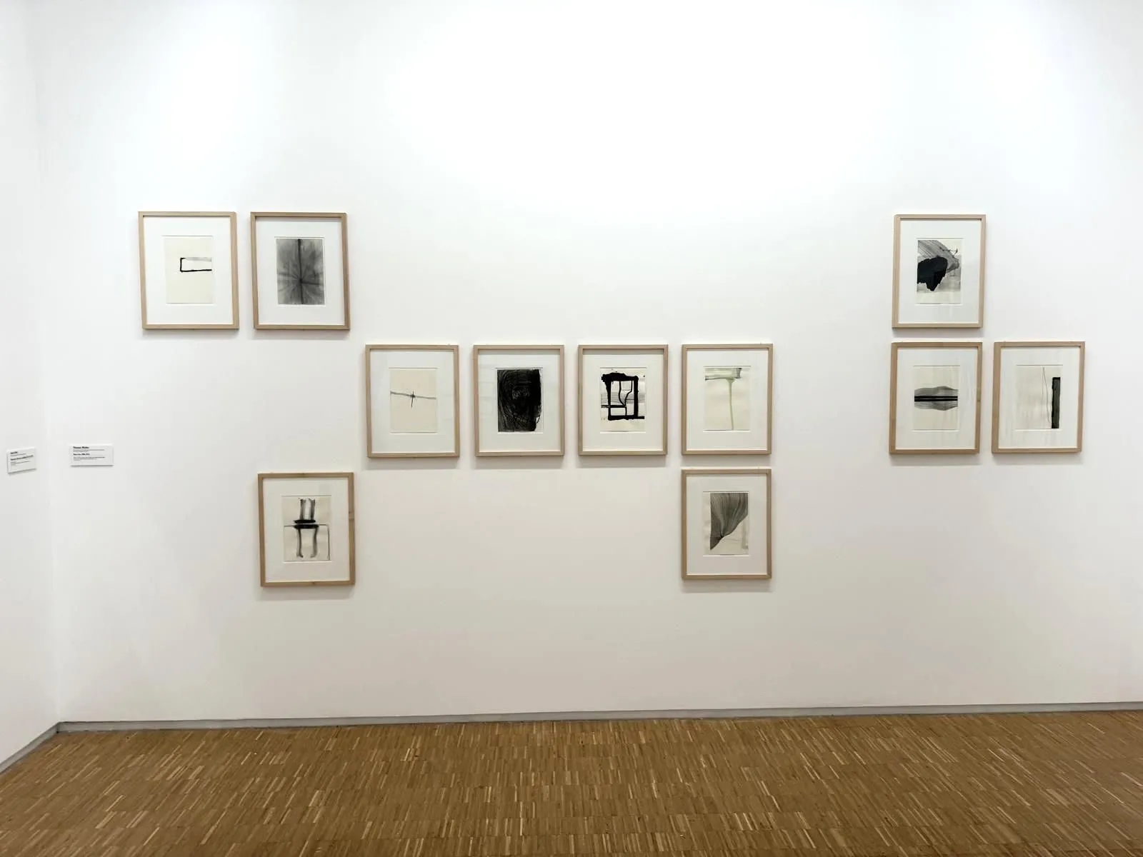 Vue de l'accrochage d'été du Centre Georges Pompidou, Paris, Juillet 2024 Sans titre, 2006-2010, peinture à l'huile et acrylique, pastel, aquarelle, encre et mine graphite sur papier Donation de la Collection Florence et Daniel Guerlain, 2012