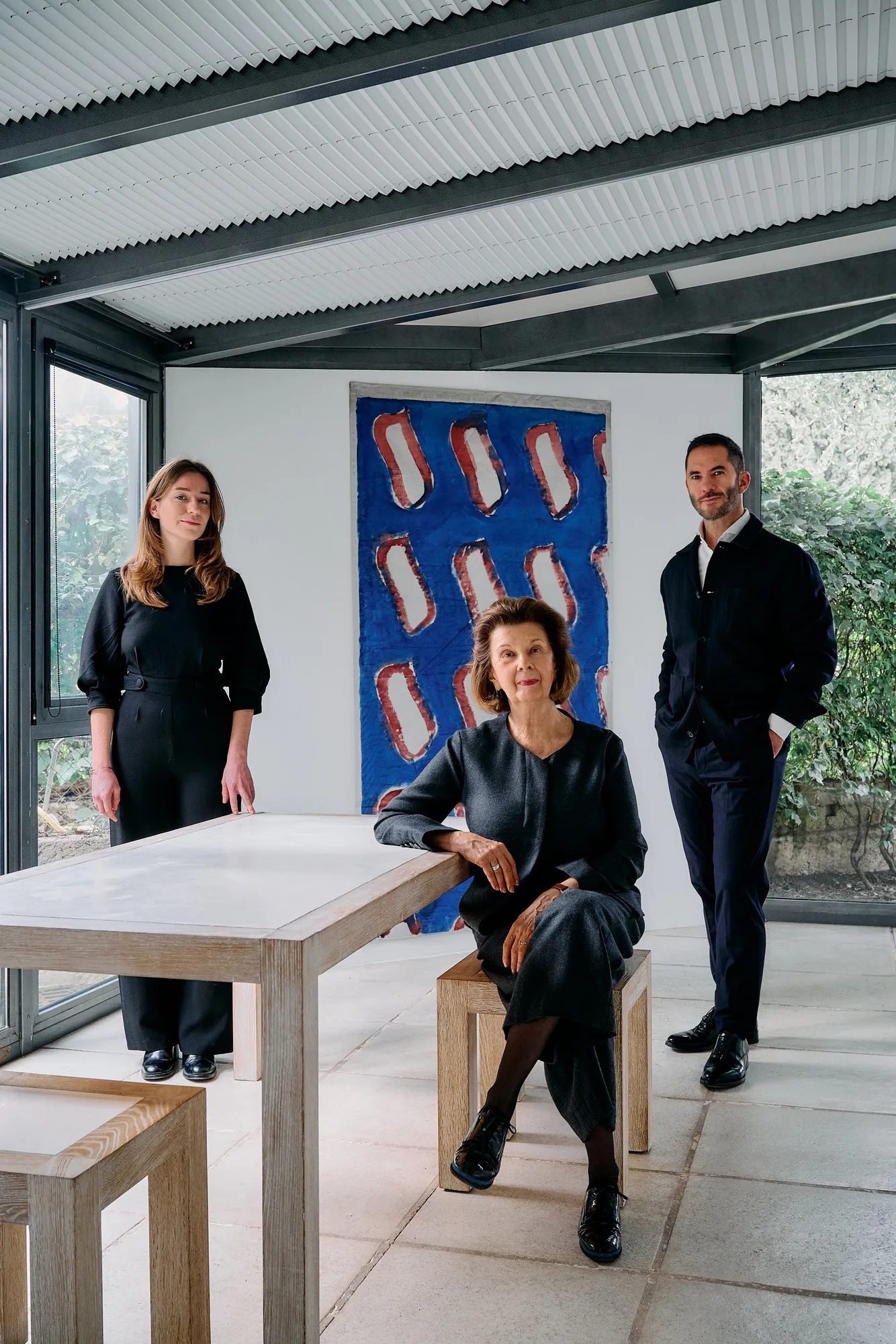 Catherine Issert Chloë Stephan Pascal Marius © Anthony Lanneretonne Saint-Paul-de-Vence Février 2025