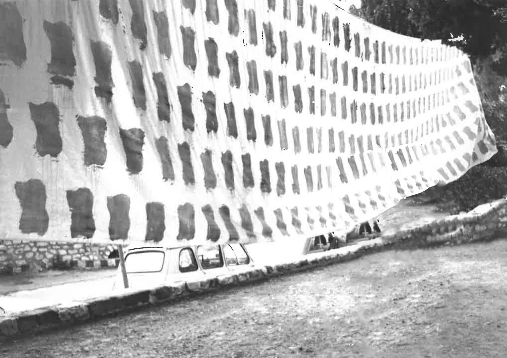 Claude VIALLAT 1975 Galerie Catherine Issert