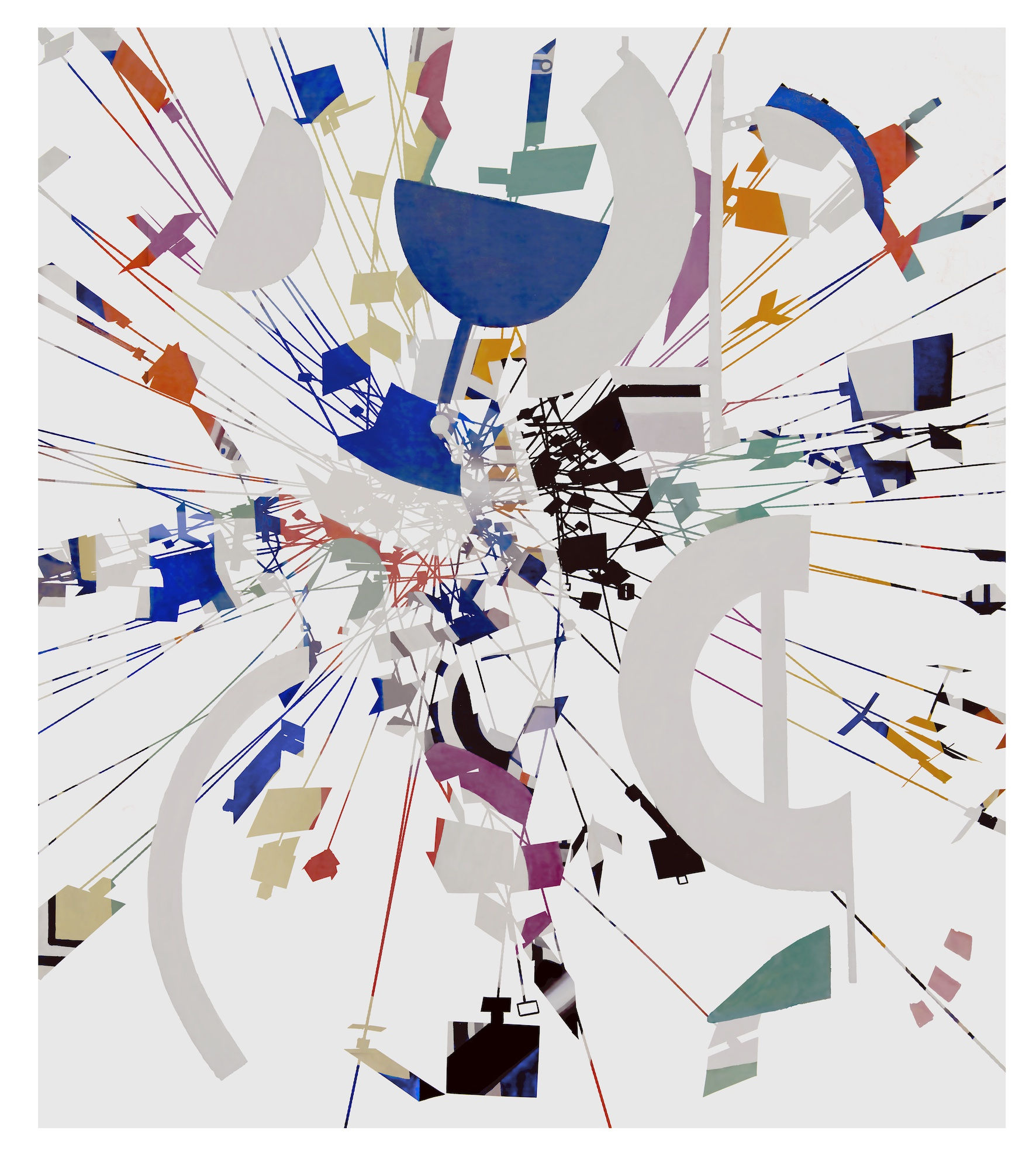 Stéphane Couturier Série "Les nouveaux Constructeurs" Lanzarote #3, 2020 Cibachrome 60 x 52.5 cm 23 31/50 x 20 47/100 in Edition of 2 (#1/2)