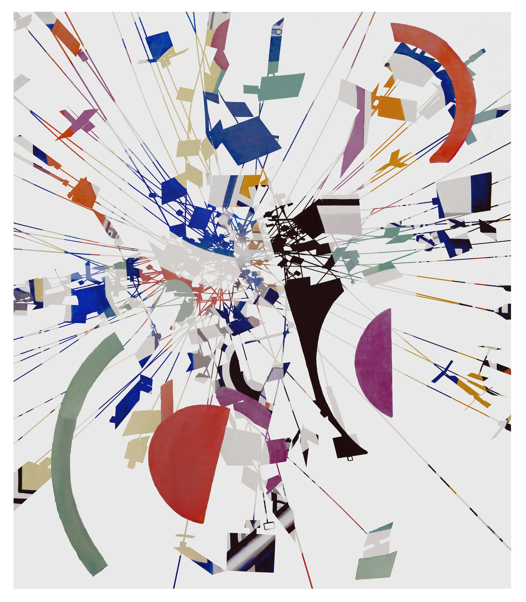 Stéphane Couturier Série "Les nouveaux Constructeurs" Lanzarote #4, 2020 Cibachrome 60 x 52.5 cm 23 31/50 x 20 47/100 in Edition of 2 (#1/2)