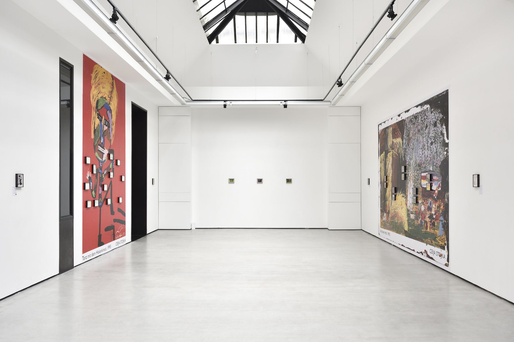 Vue de l'exposition " Ceija Stojka, Such a long journey ", Galerie Christophe Gaillard, Paris, 2024. © Photos : Rebecca Fanuele.