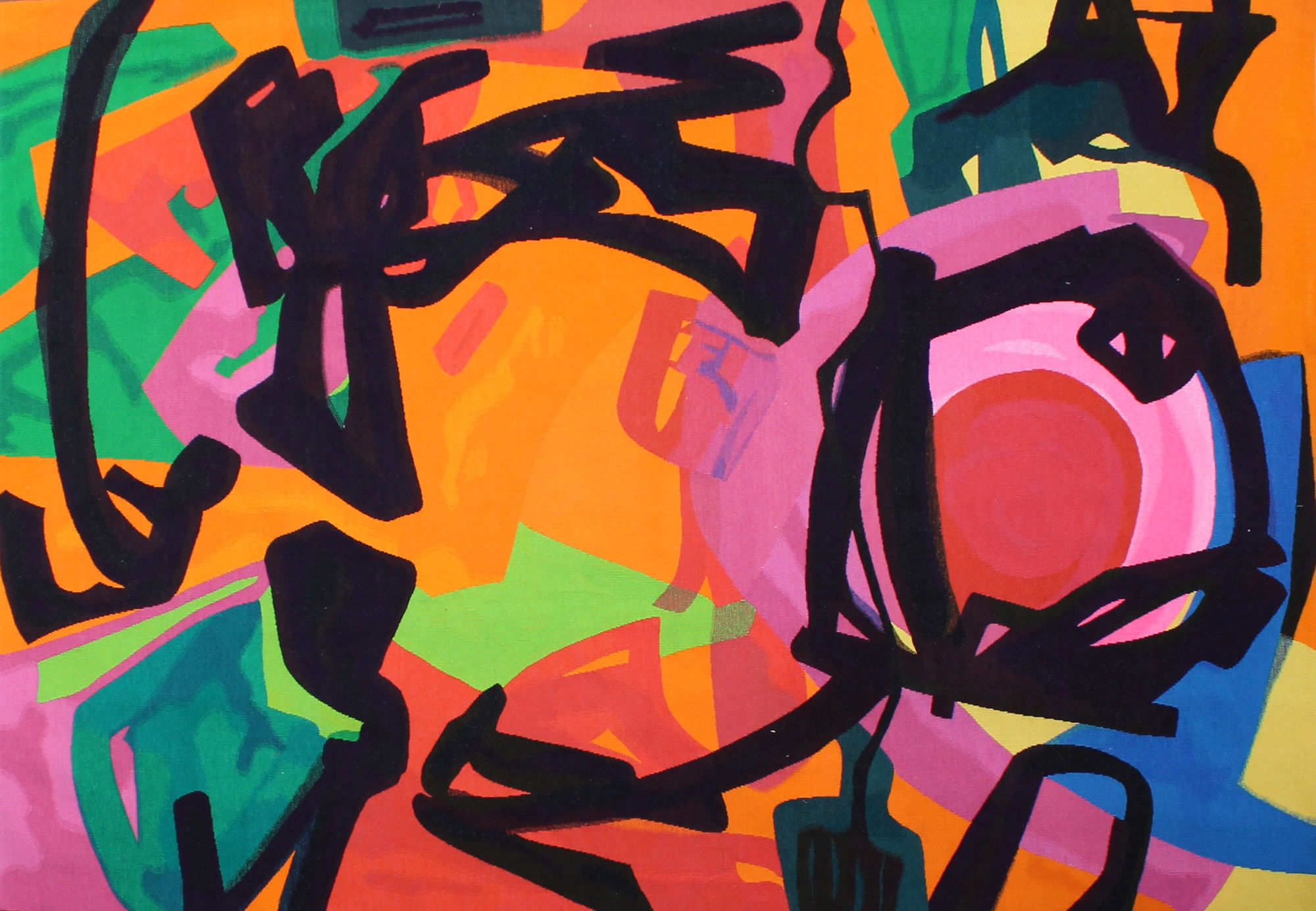 Etel Adnan Danse Nocturne, 2019 Tapestry 68.9 x 100.4 inches (175 x 255 cm) Edition of 3 with 1 AP