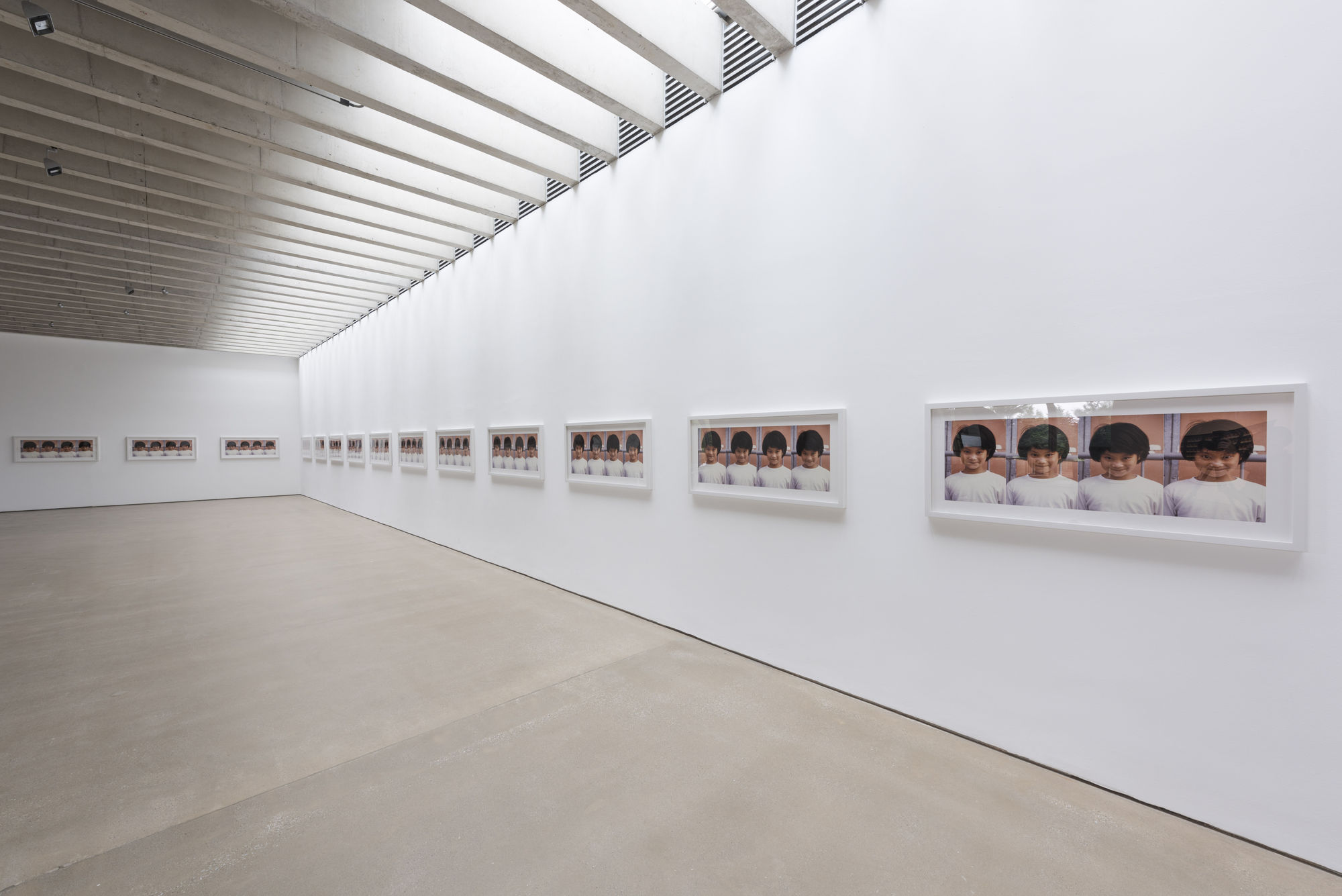 Alfredo Jaar A Hundred Times Nguyen, 1994 Twenty-four framed pigment prints, framed matrix print, video, three books Pigment prints: 25 x 54 inches (63.5 x 137 cm) each Edition of 3 + 2 APs