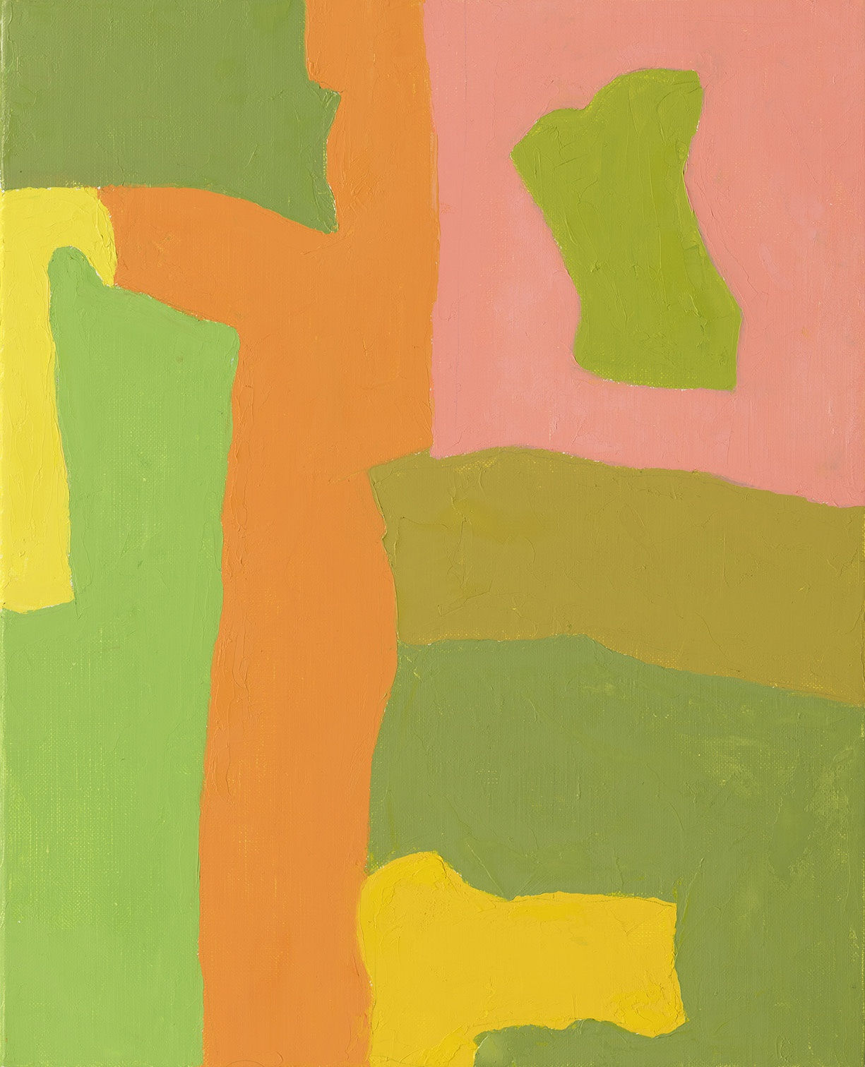Etel Adnan Untitled, 2017 Oil on canvas 16.1 x 13 inches (41 x 33 cm)
