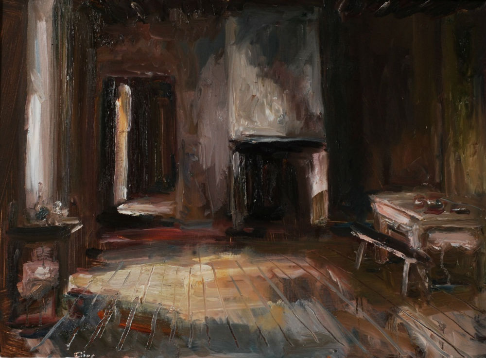 Vakantiehuis - 2018 - Olieverf op doek - 60 x 80 cm