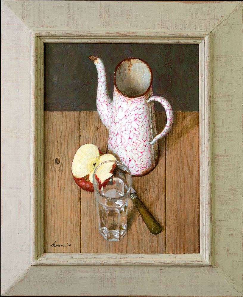 Kenne Grégoire - Water - 2018 - Acryl op linnen - 40 x 30 cm