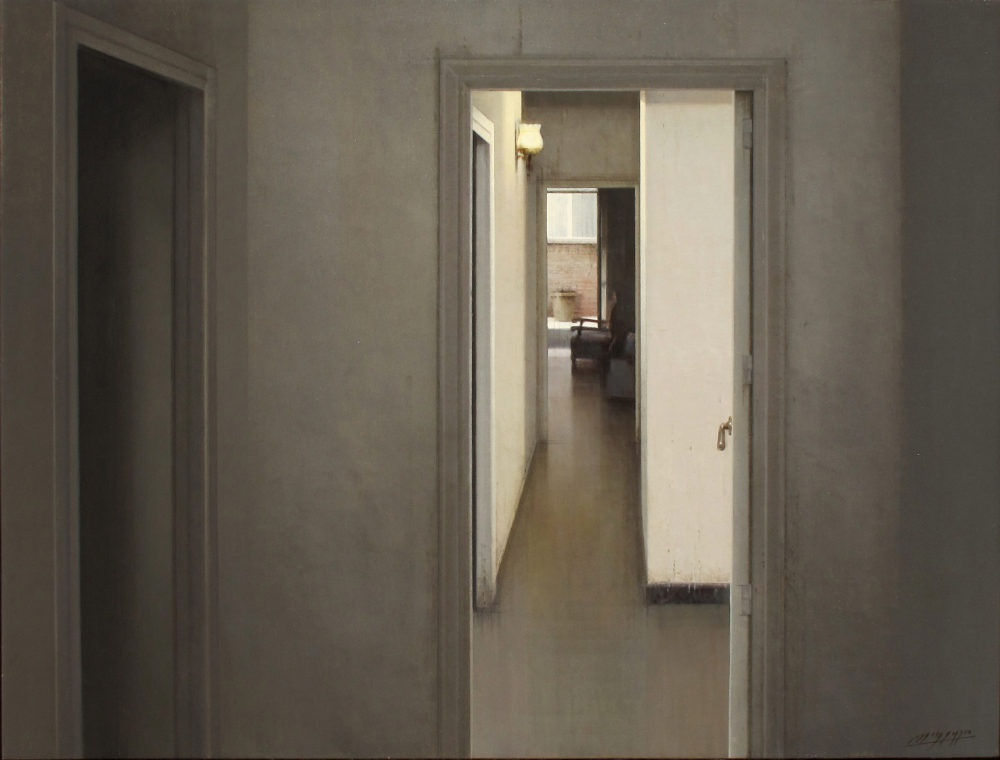 Carlos Morago - Pasillo - 2018 - olieverf op paneel - 60 x 80 cm