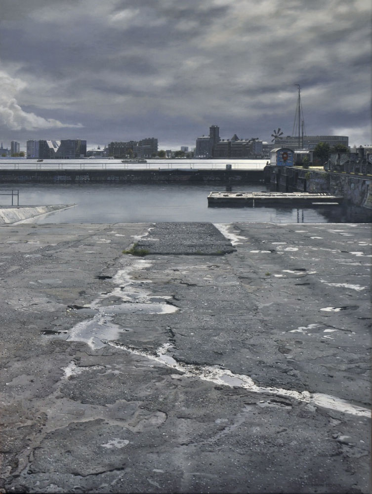 Dimitri Desiron - Shipway - 2018 - olieverf op doek - 80 x 60 cm