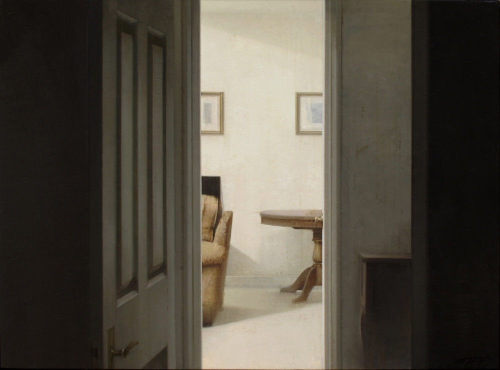 Carlos Morago - Sala - 2018 - olieverf op paneel - 60 x 80 cm