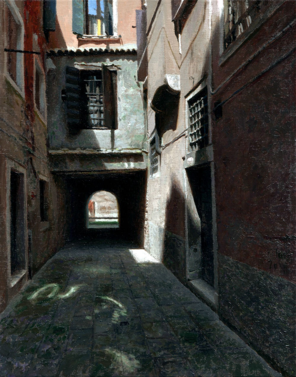 Jan Maris - Doorgang IX - 2018 - olieverf op doek - 39 × 31 cm