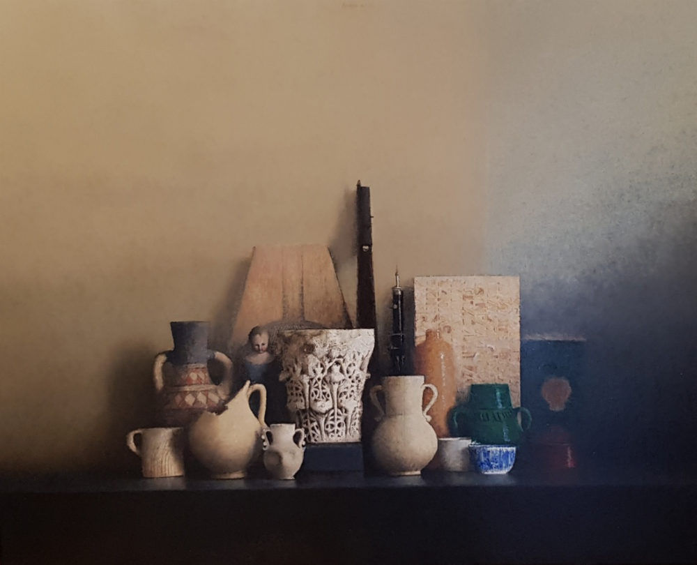 Pedro Escalona - Instrumentos - 2018 - olieverf op doek - 80 x 100 cm