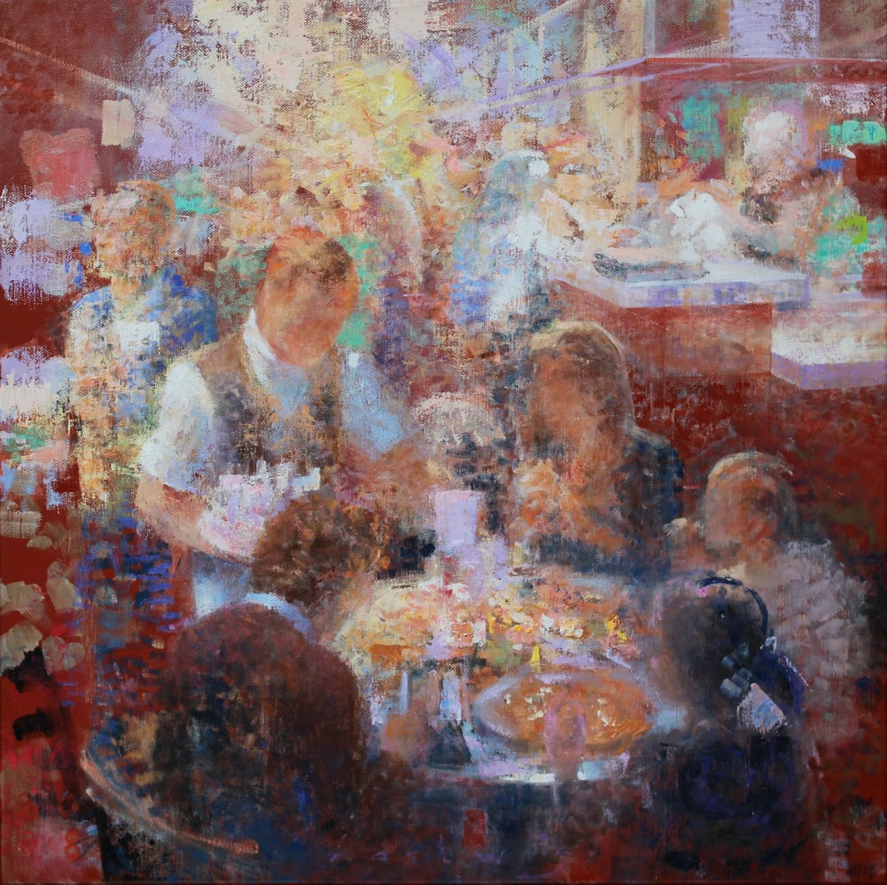 Peter Hartwig - La Terra - 2018 - olie op doek - 70 x 70 cm