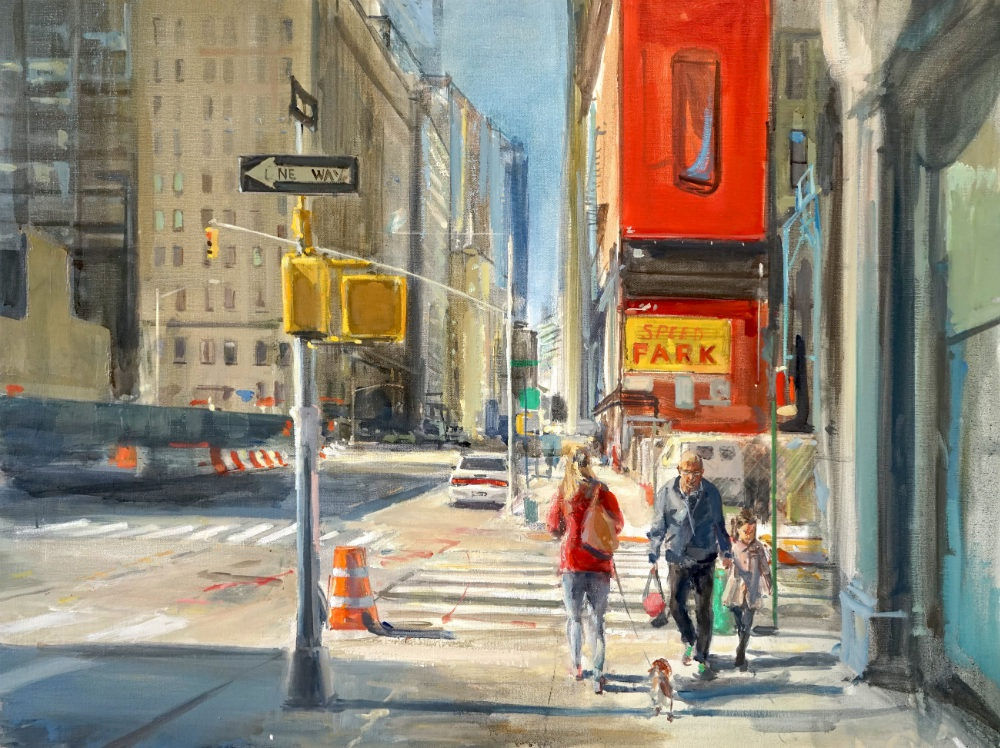 Robert Vorstman - Park - 2018 - olieverf op doek - 90 x 120 cm