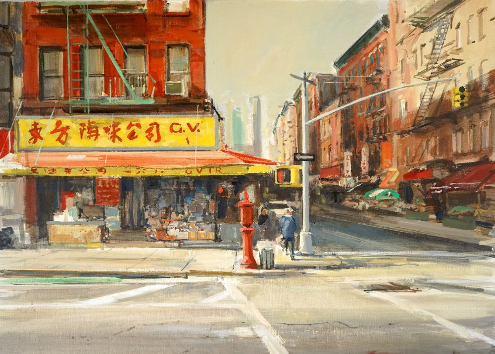 Robert Vorstman - Chinese - 2018 - olieverf op doek - 75 x 115 cm