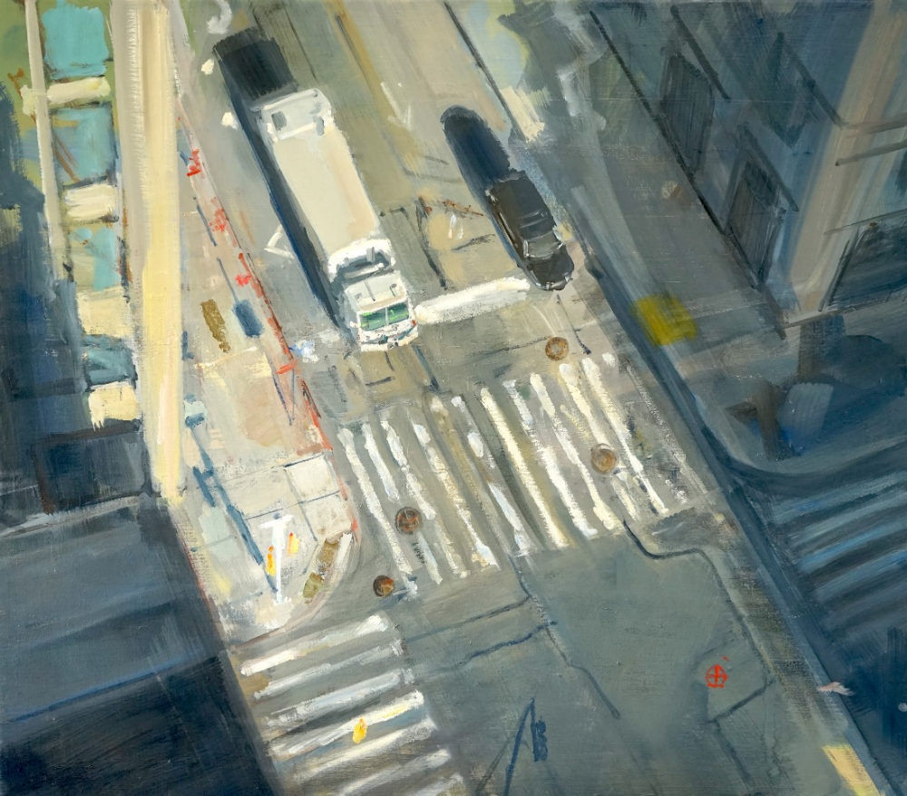 Robert Vorstman - Truck - 2018 - olieverf op doek - 70 x 80 cm