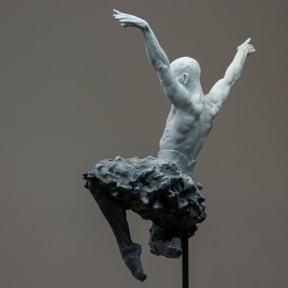 Coderch & Malavia - Swan Soul, backside - 2018 - brons - 77 x 44 x 29 cm