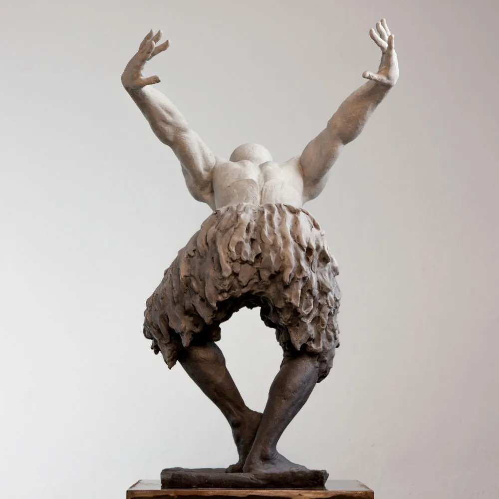 Coderch & Malavia - The Flight of the Swan - 2018 - gepatineerd brons - 80 x 48 x 48 cm