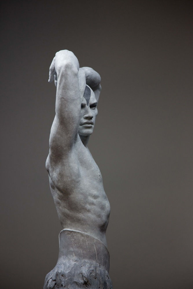 The Great Swan - detail - 2018 - gepatineerd brons - 133 x 53 x 37 cm