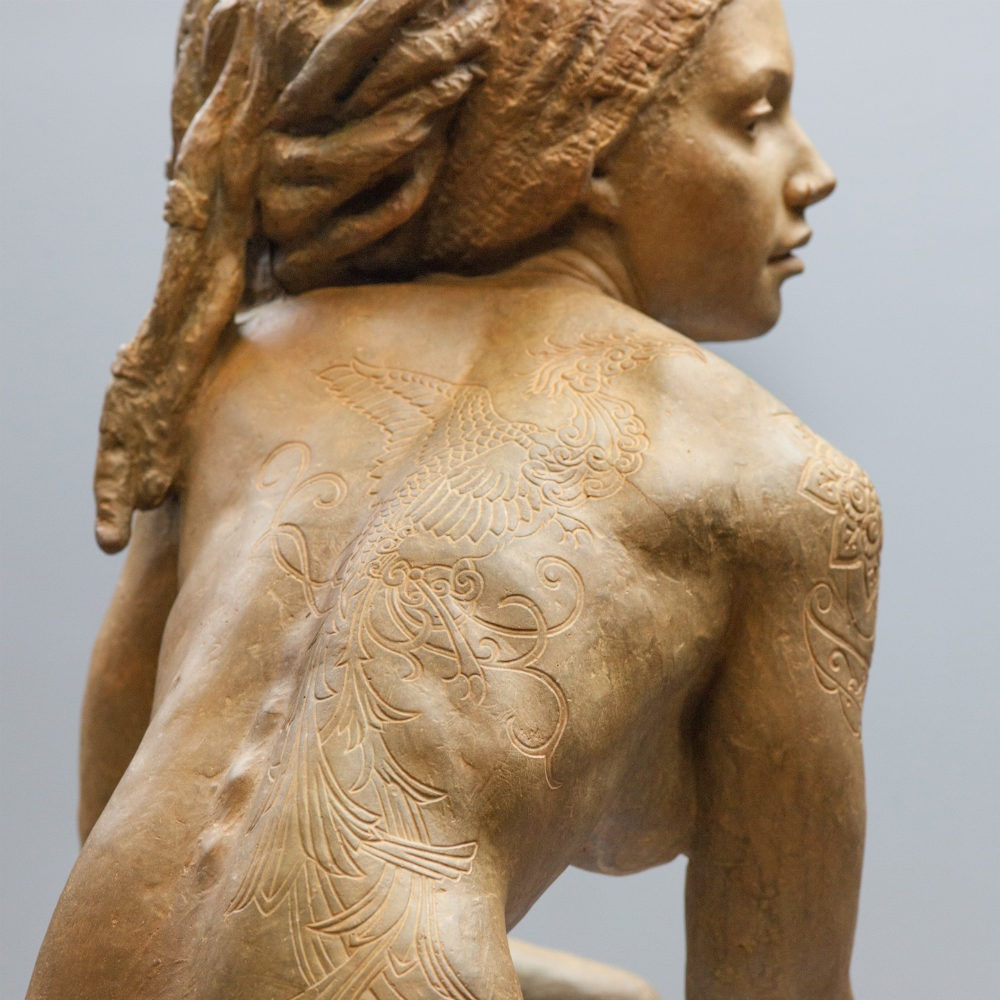 Coderch & Malavia - Walking in Beauty, detail backside - 2018 - brons - 45 x 36 x 31 cm