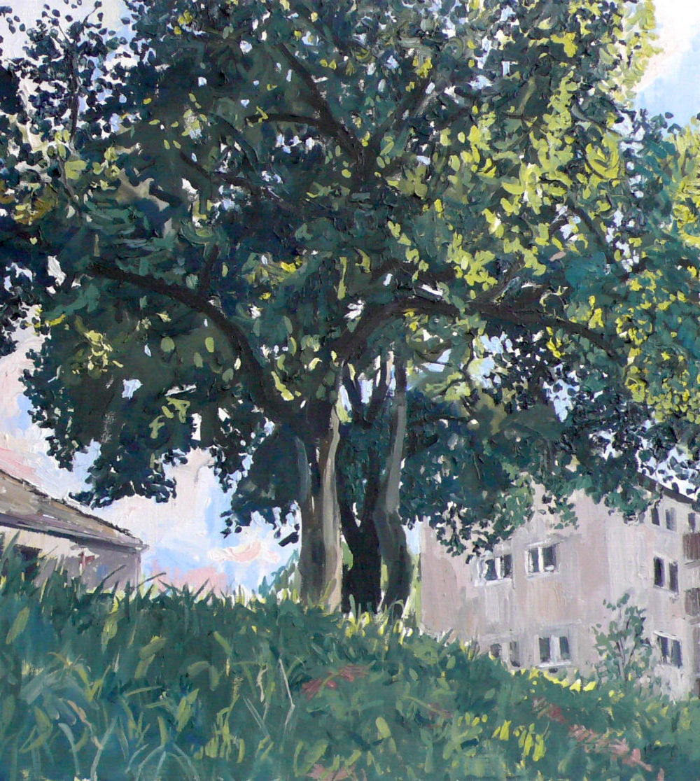 Jim Harris - Dreisahm - 2017 - olieverf op doek - 65 x 70 cm