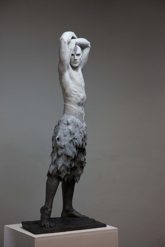 The Great Swan - 2018 - gepatineerd brons - 133 x 53 x 37 cm