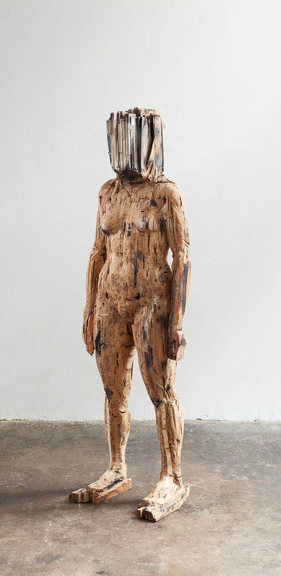 Laura Eckert - Her - 2017 - eiken, parket - 180 x 140 x 30 cm