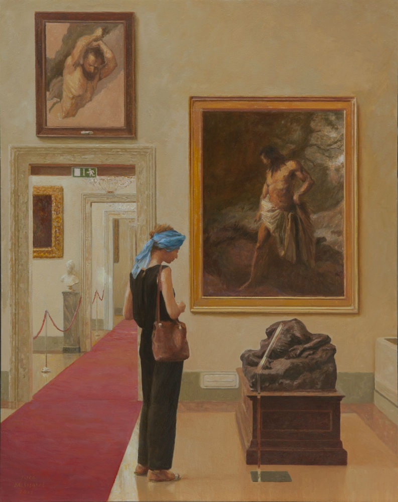 Nico Heilijgers - Museum I - 2017 - olieverf op paneel - 60 x 50 cm