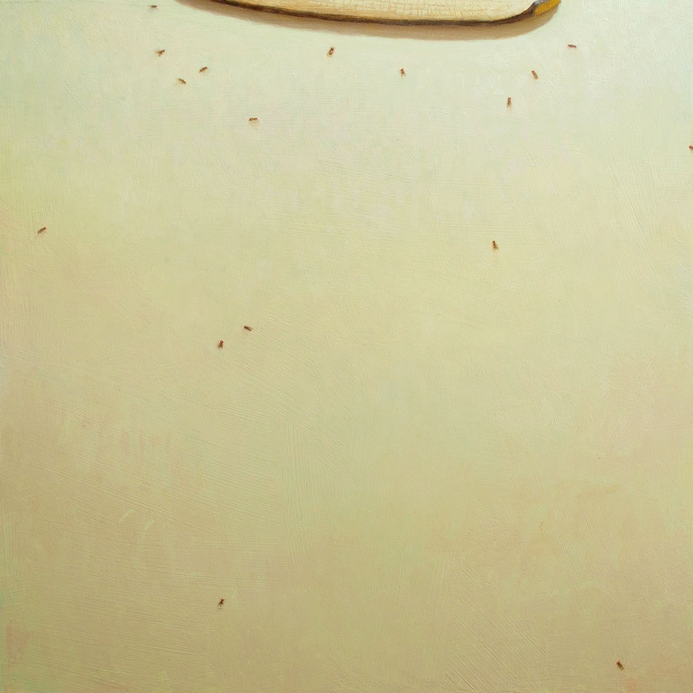 Sweet Seventeen - 2017 - olieverf op paneel - 29,6 x 29,6 cm