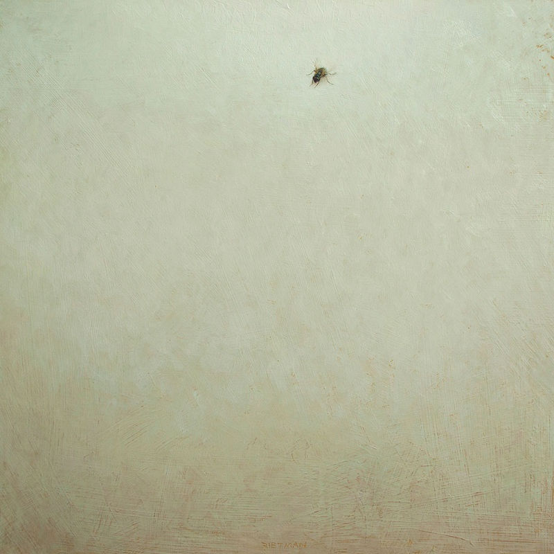 Stijn Rietman - Disturbance - 2016 - olieverf op masoniet - 25,6 x 25,6 cm